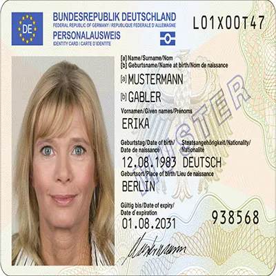 Buy Fake German ID Card Online