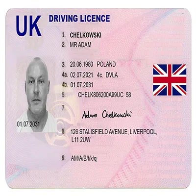 Buy Fake UK Driver’s License Online