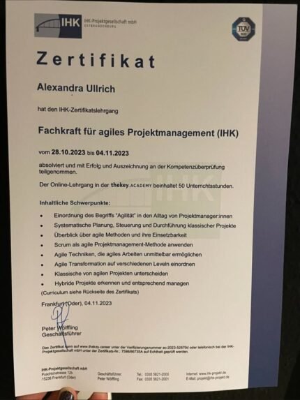 project management certificate online