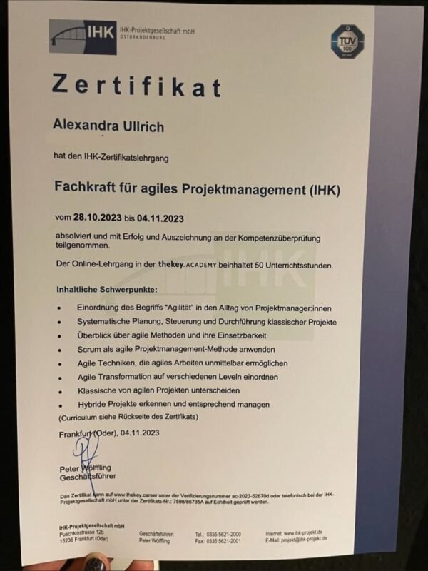 project management certificate online