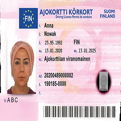 Fake Finnish driving license for sale