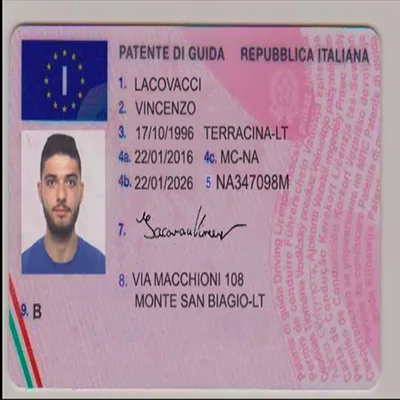 Buy Fake Italian Driver’s License Online